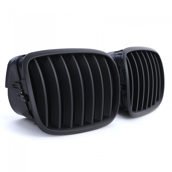 Upgrade Sportgrill Nieren für BMW X5 E70 / X6 E71 08-14 schwarz matt